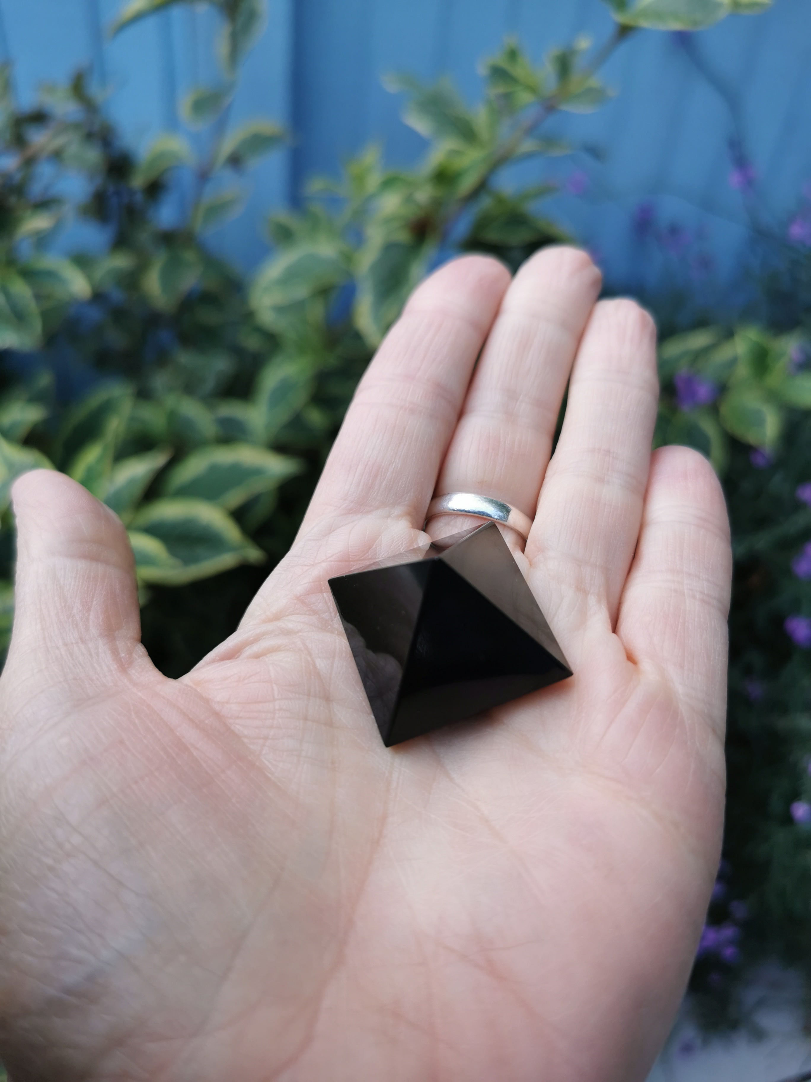 Black Tourmaline Pyramid - 2.5cm