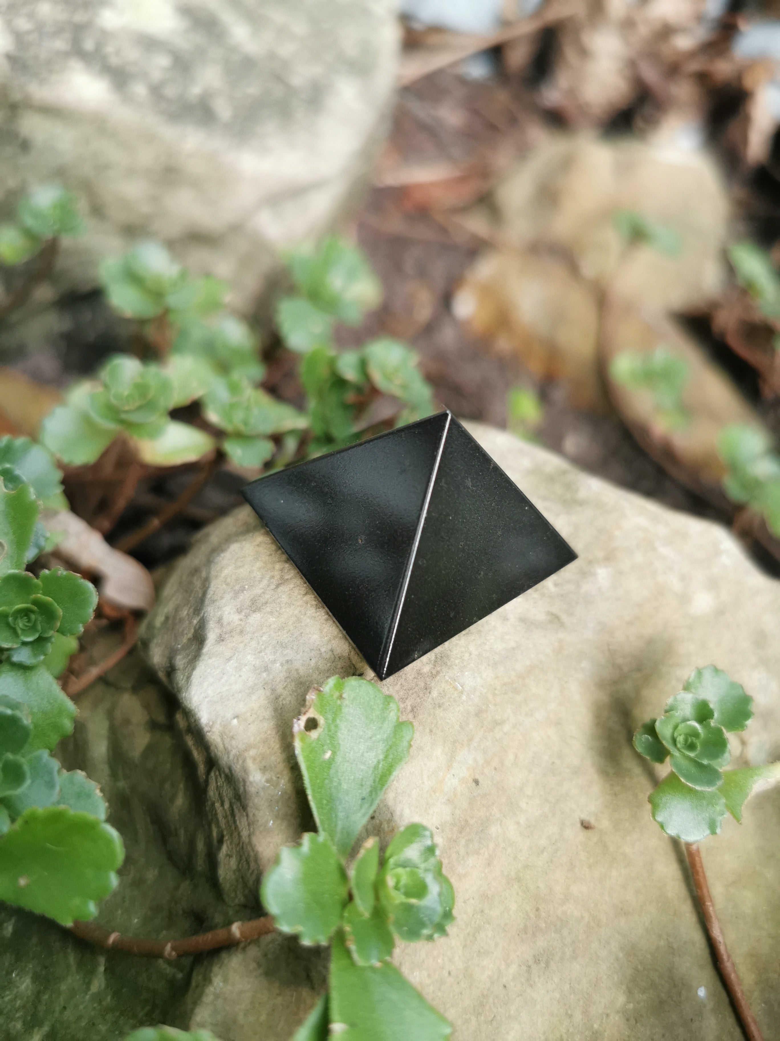 Black Tourmaline Pyramid - 2.5cm
