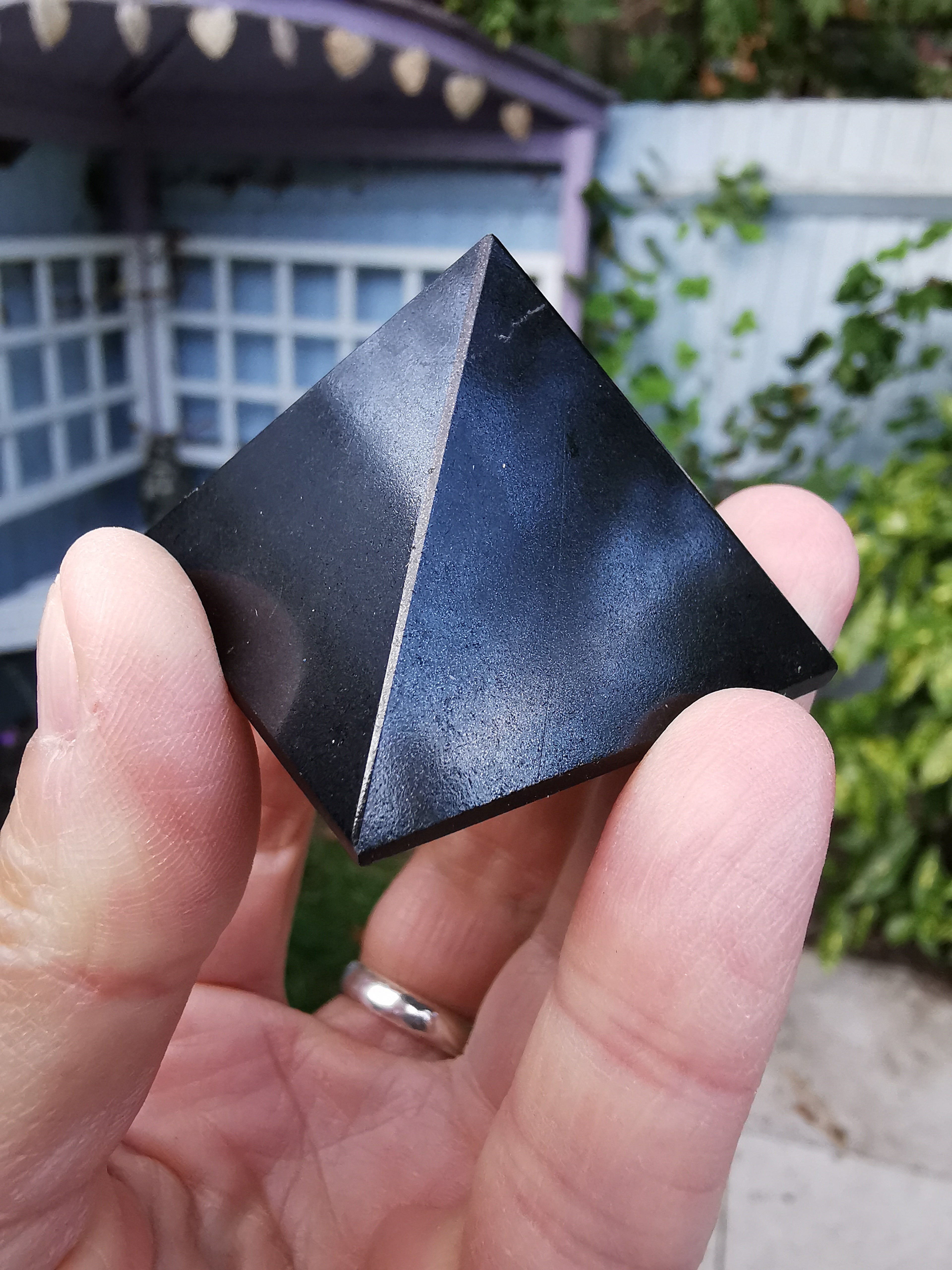 Black Tourmaline Pyramid - 4cm