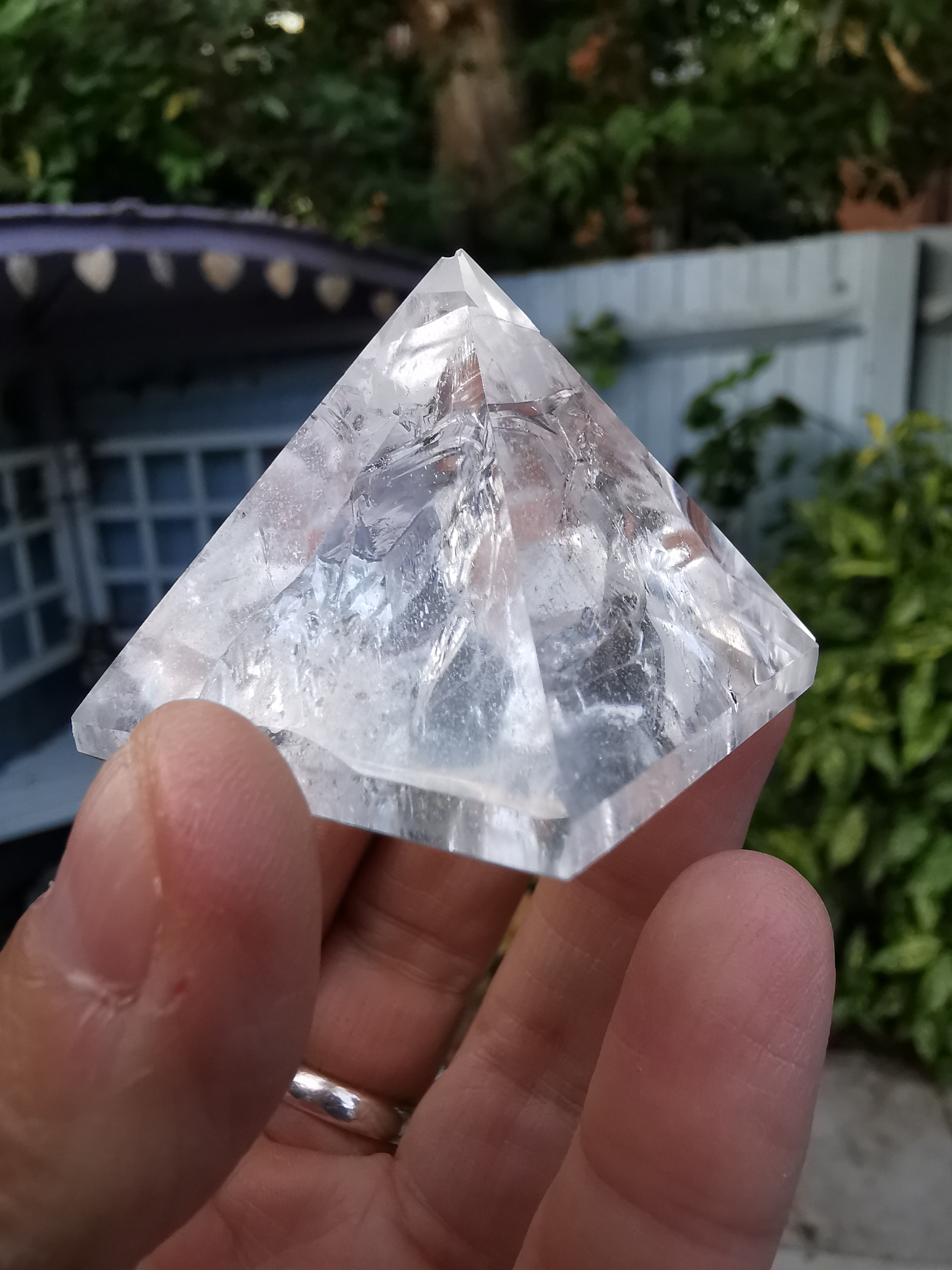Clear Quartz Pyramid - 3.75cm
