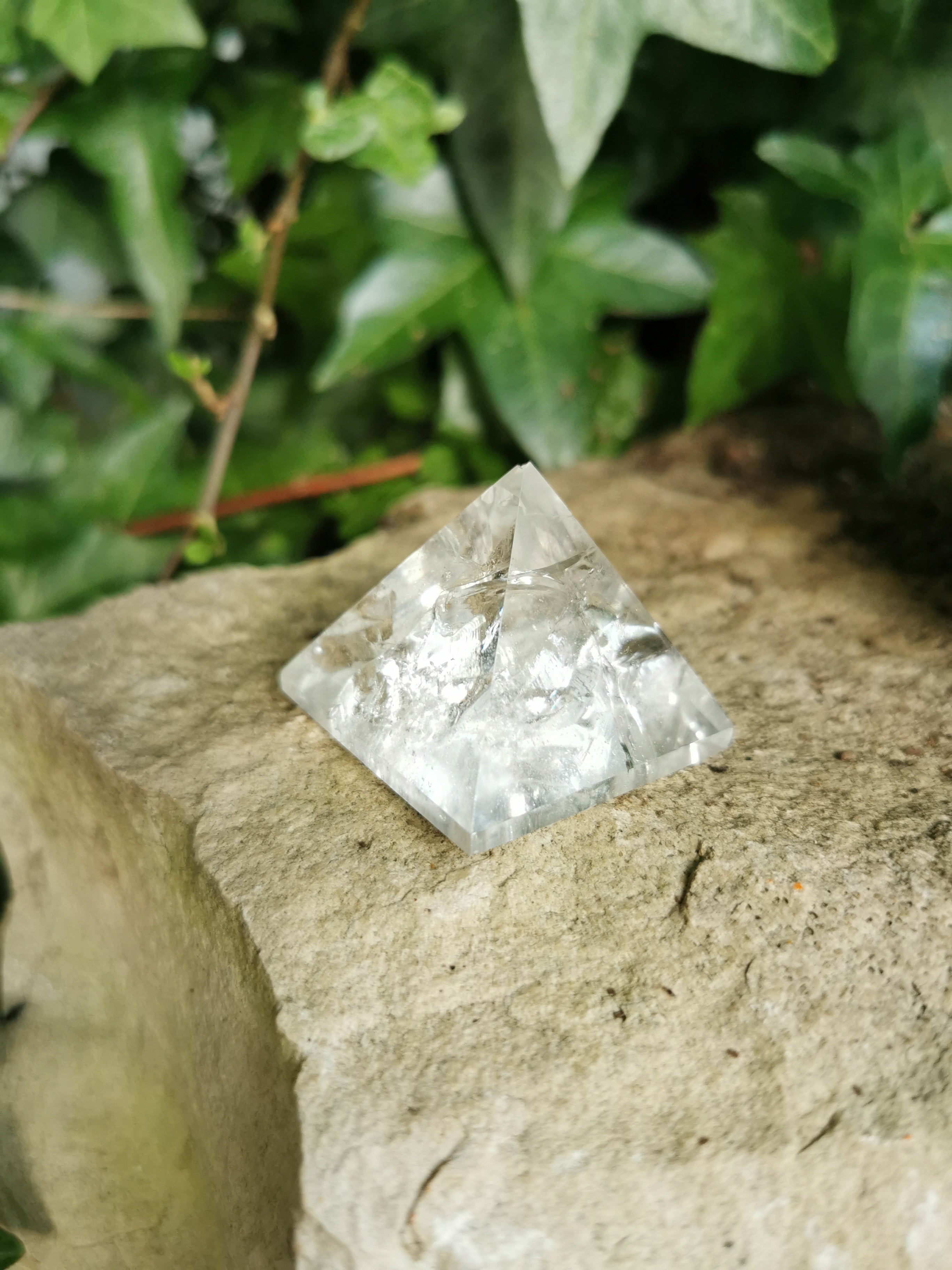 Clear Quartz Pyramid - 3.75cm
