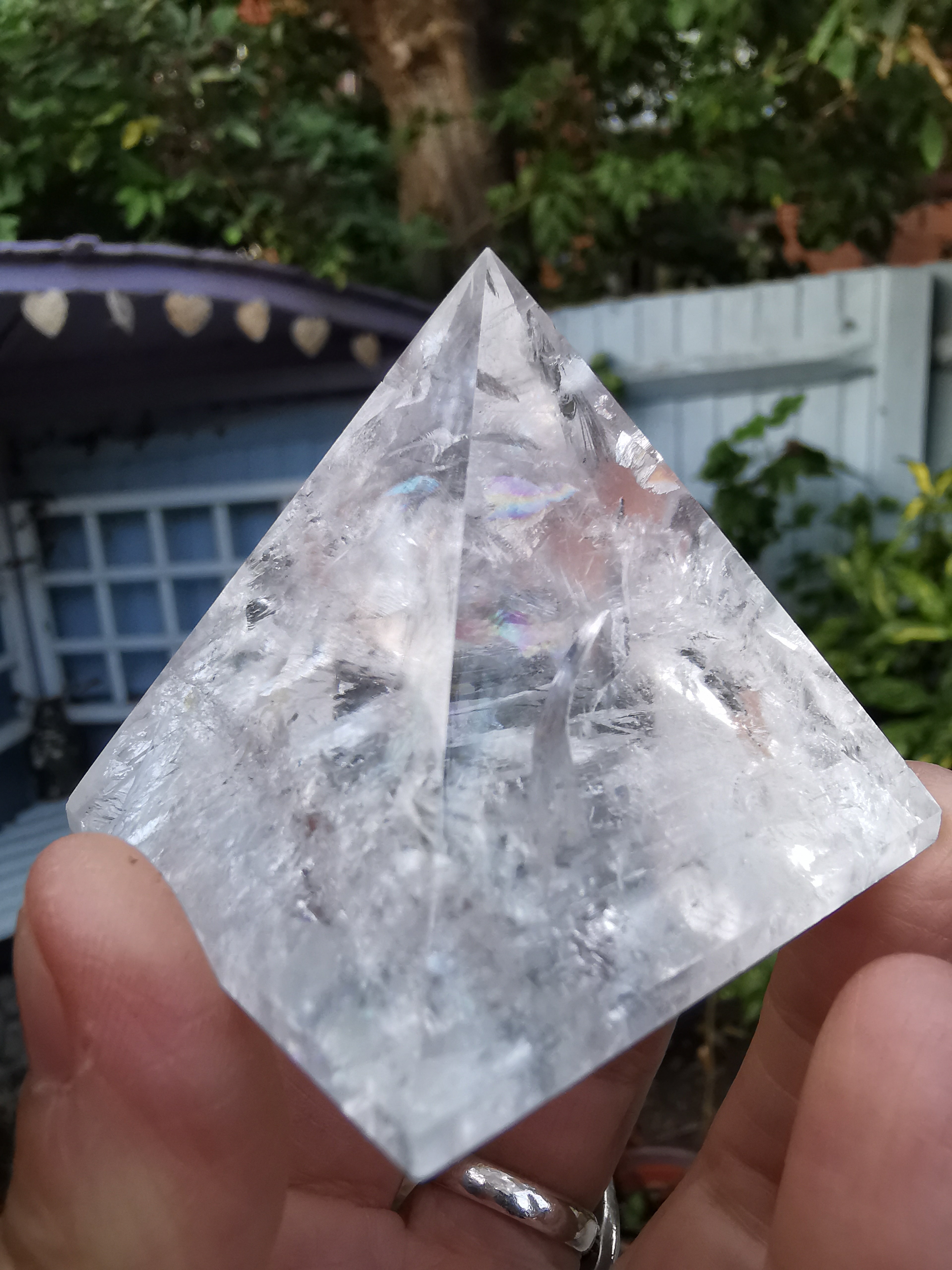 Clear Quartz Pyramid - 4.75cm
