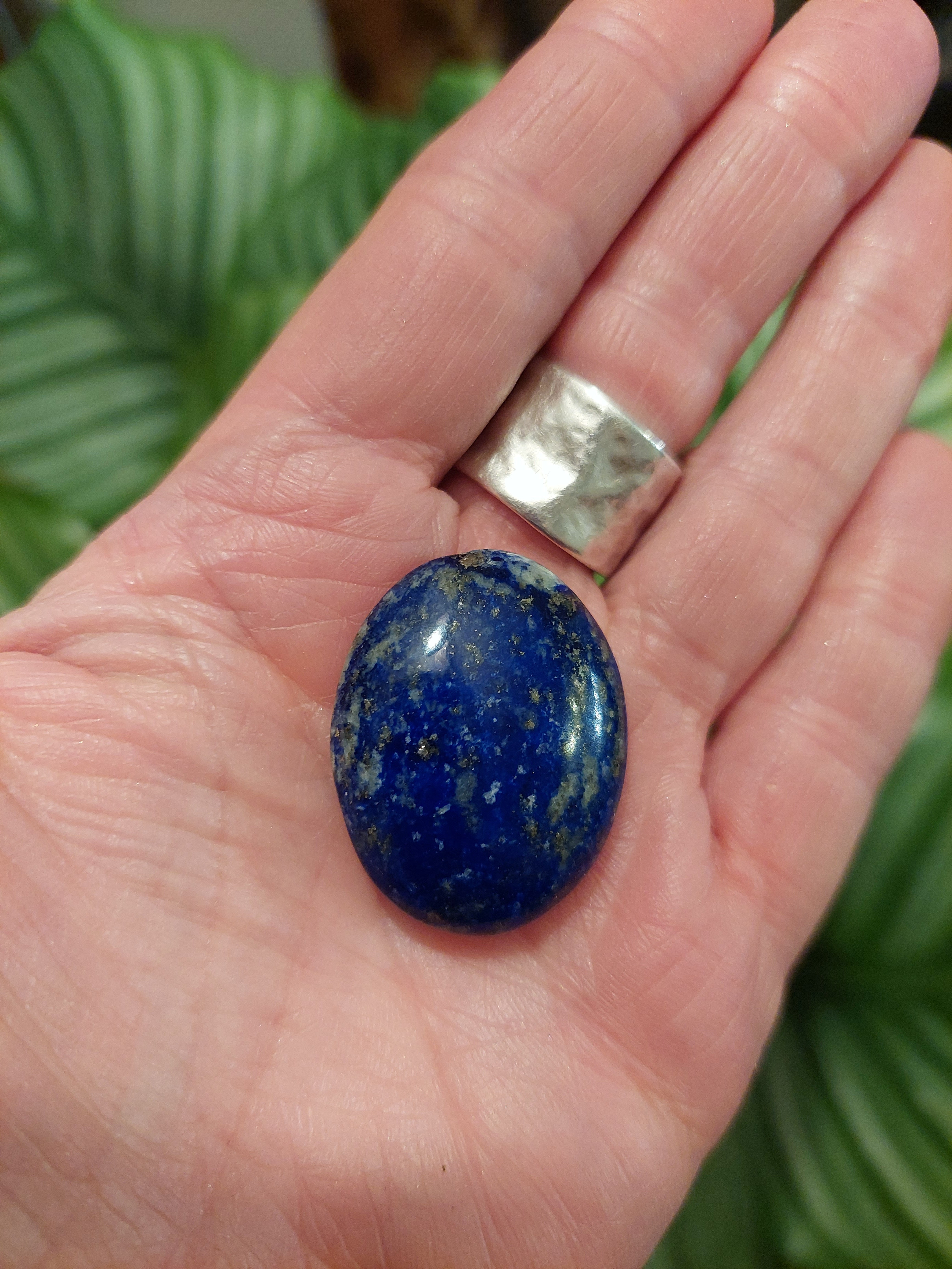 Lapis Lazuli Palm Stone