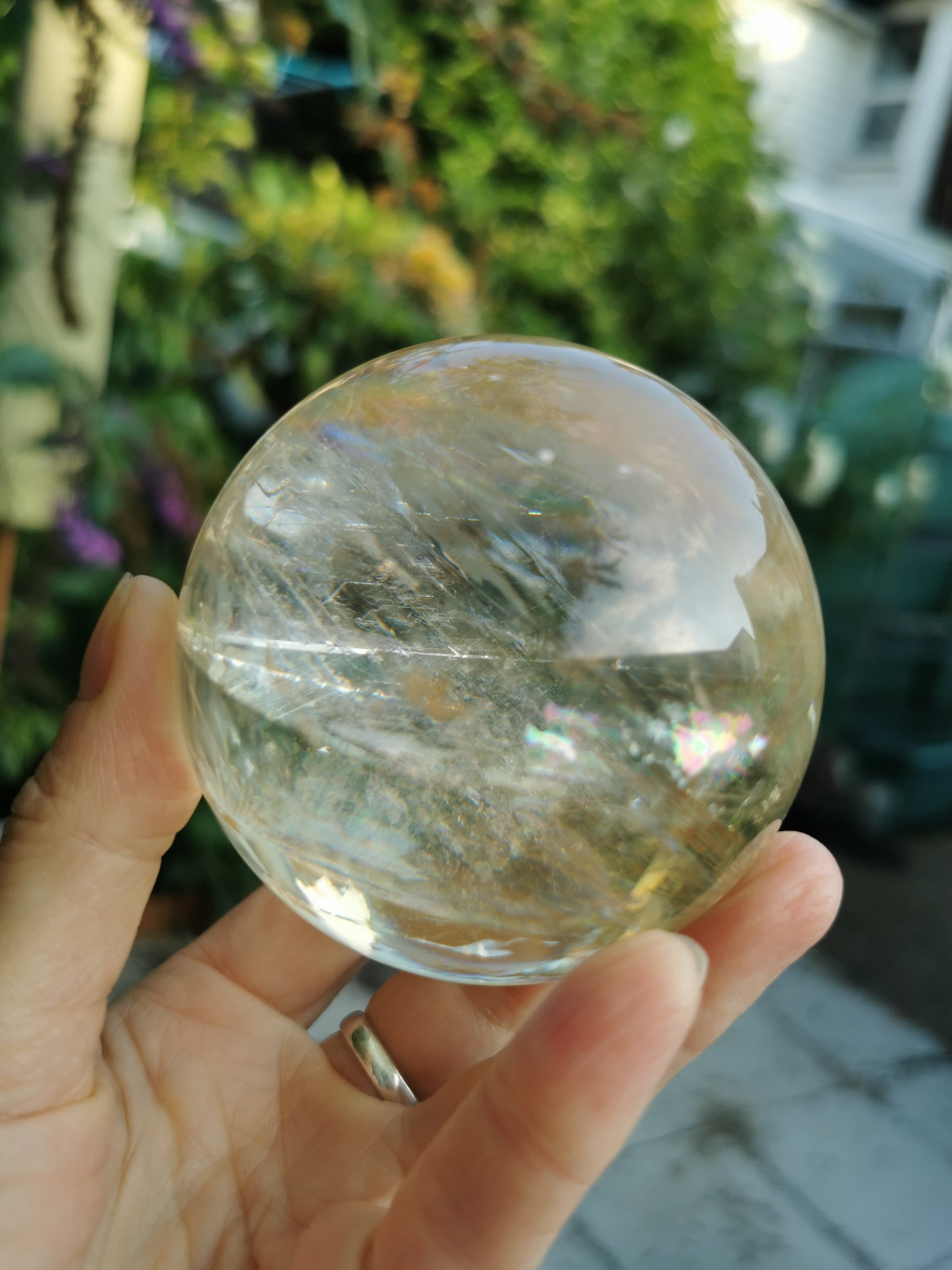 Honey Calcite Sphere - 7cm