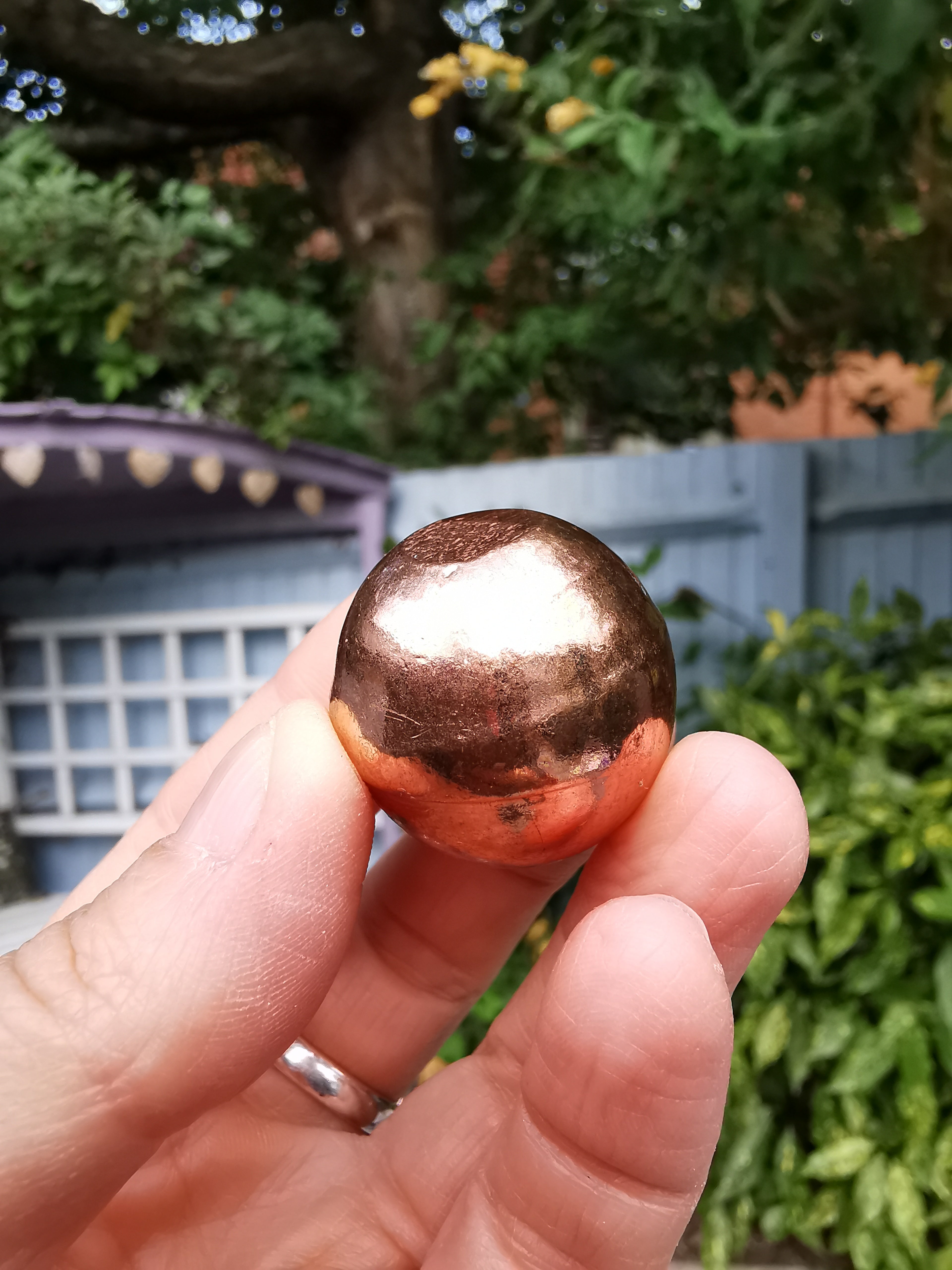 Copper Gridding Sphere - 2.5cm (diameter)