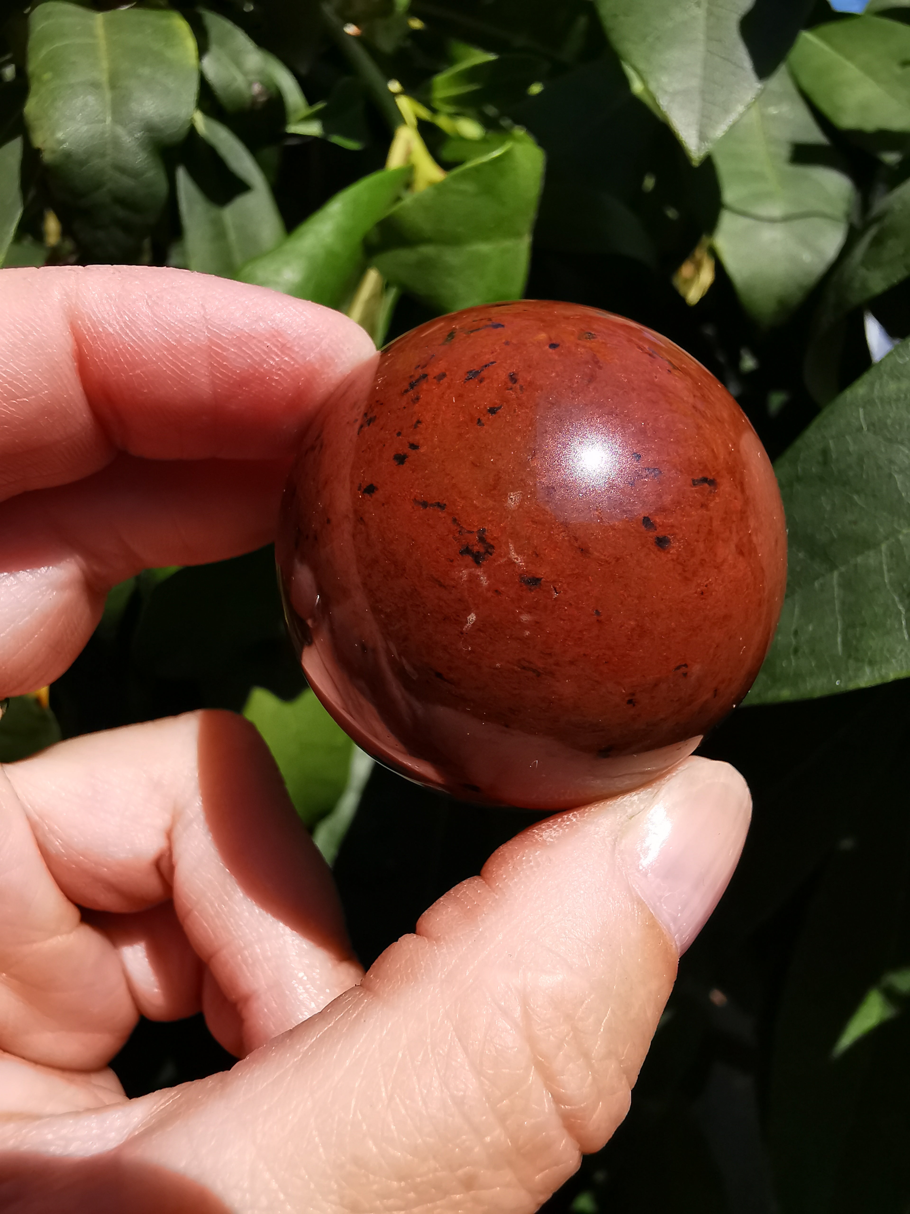 Red Jasper Sphere - 4cm (diameter)