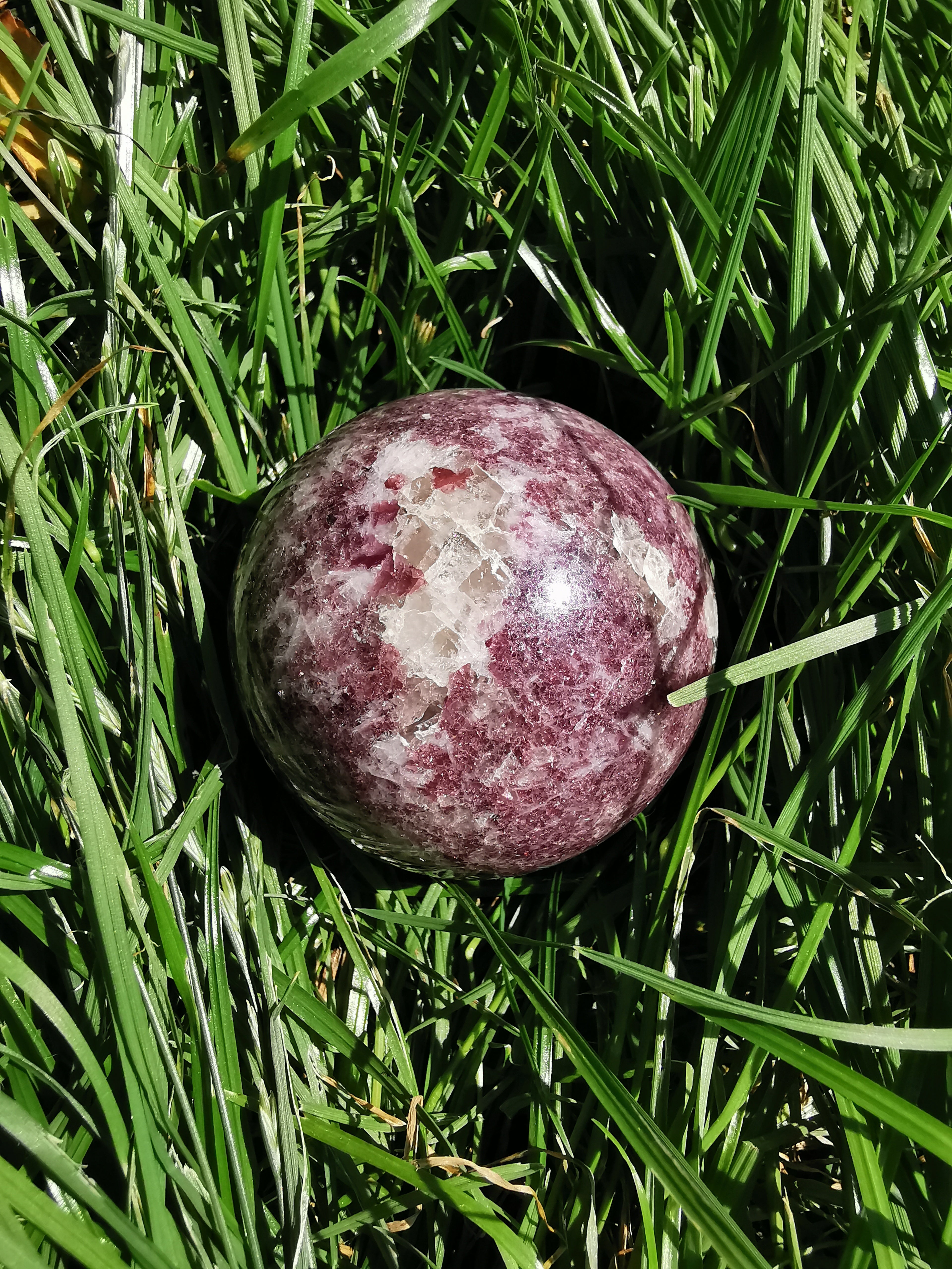 Lepidolite Sphere - 5.6cm (diameter)