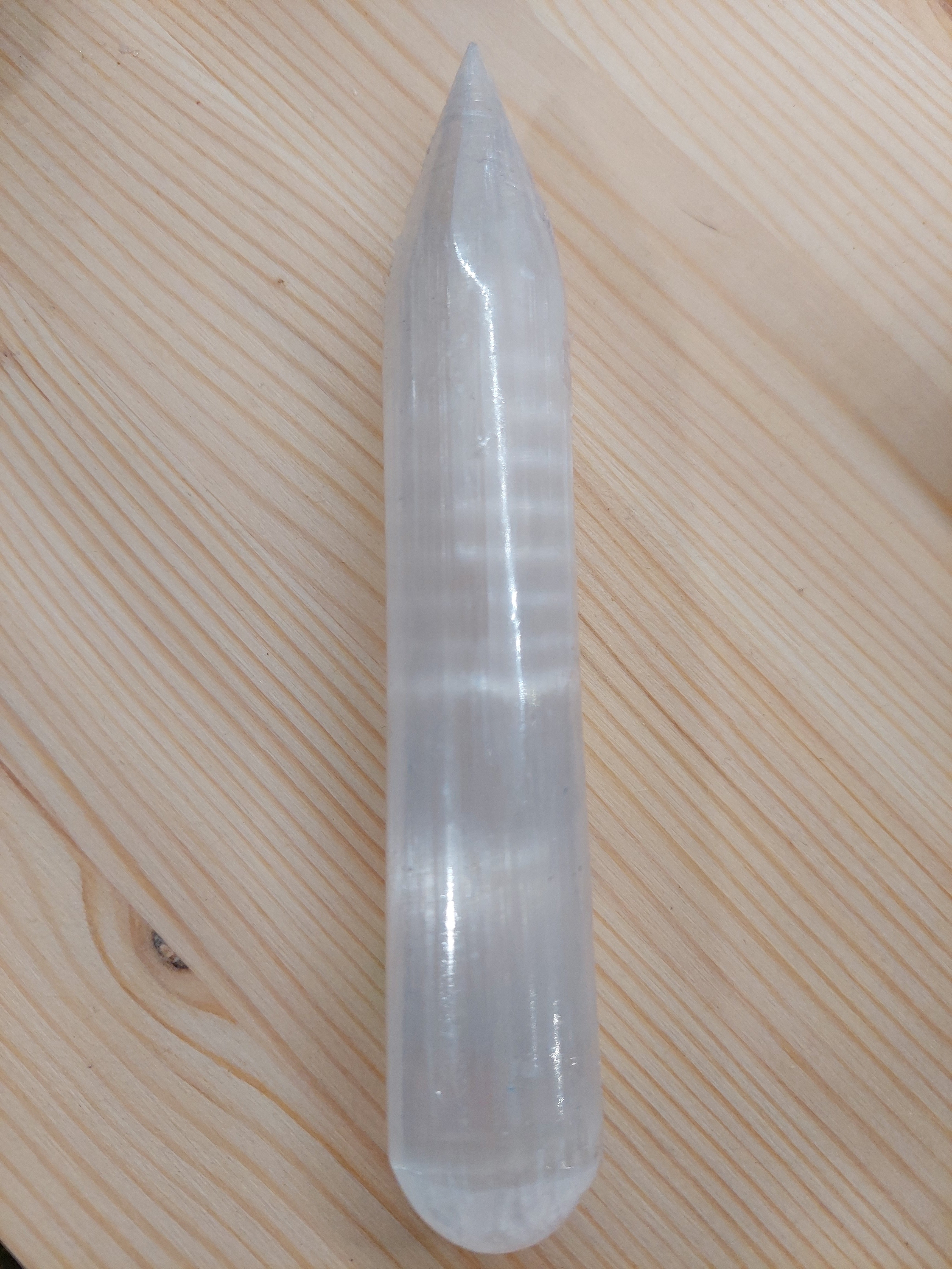 Polished Selenite Wand - 14.5cm
